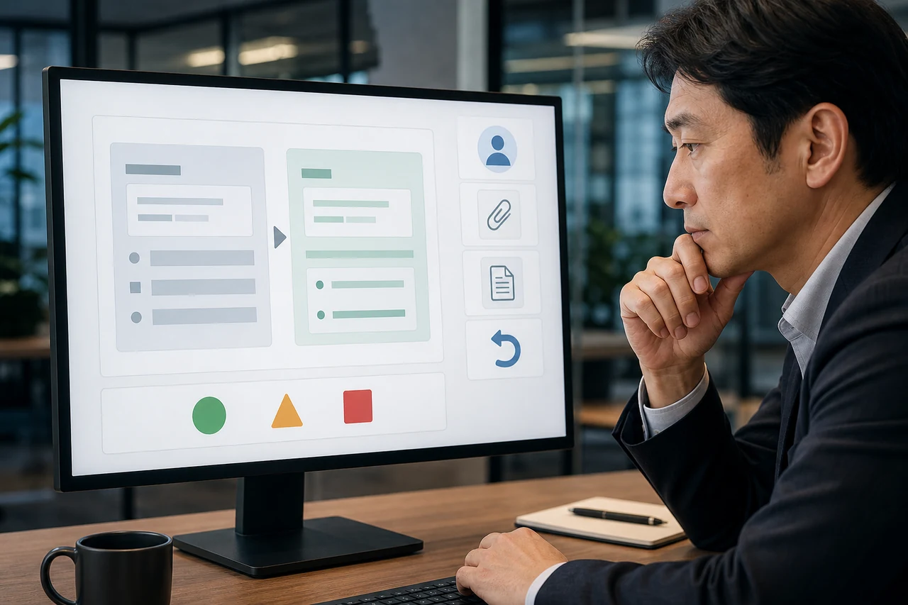 AIエージェントが実行する変更内容と根拠を確認する承認者