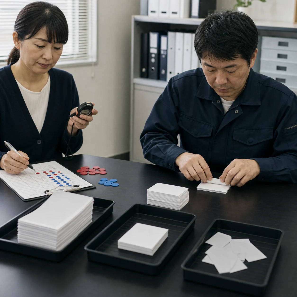 AI導入前の作業時間と手戻りを同じ業務で測る担当者
