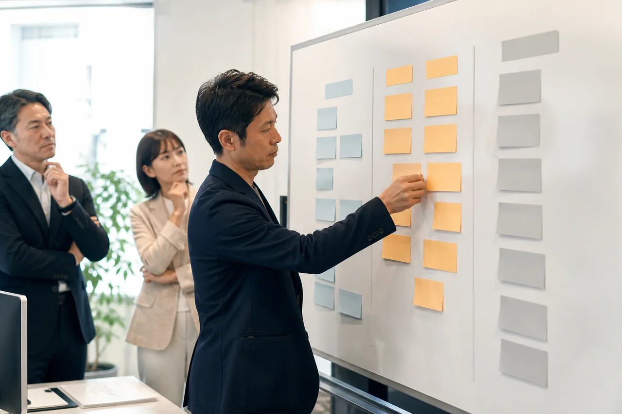 適合度・関心度・減点条件を分けて設計するを実務で進める様子