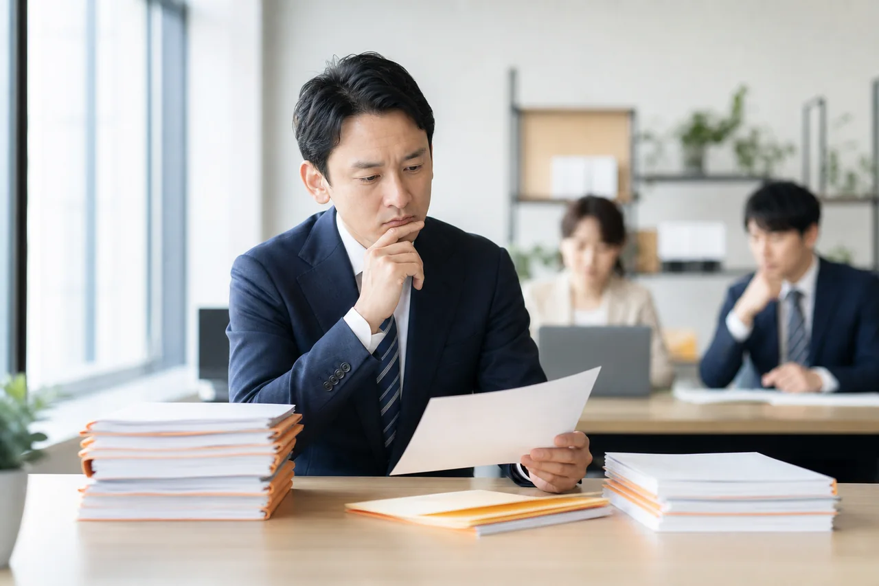 記録する会議と残さない情報を先に決めるを実務で進める様子