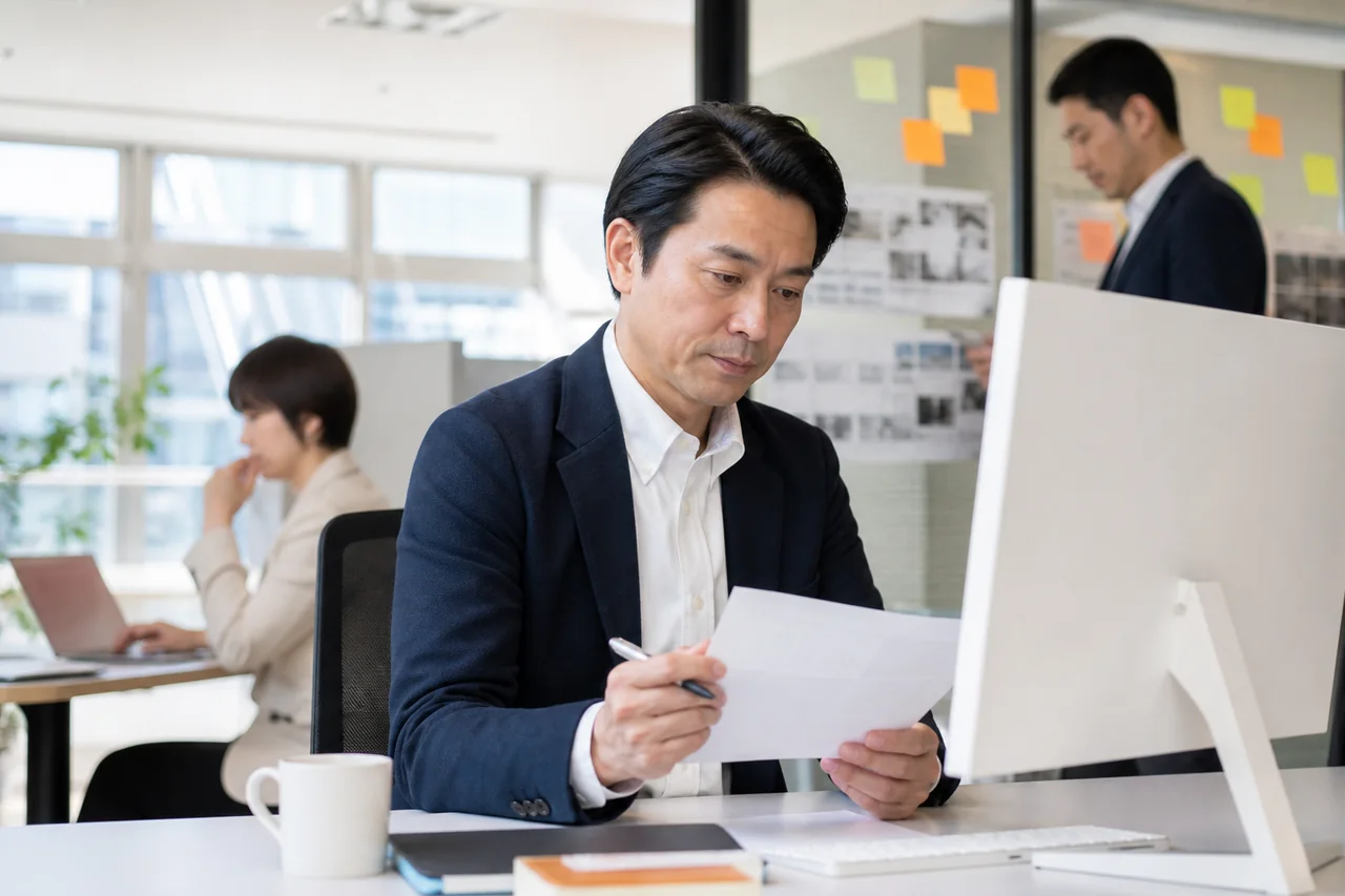 承認後にタスク管理へ一度だけ登録するを実務で進める様子