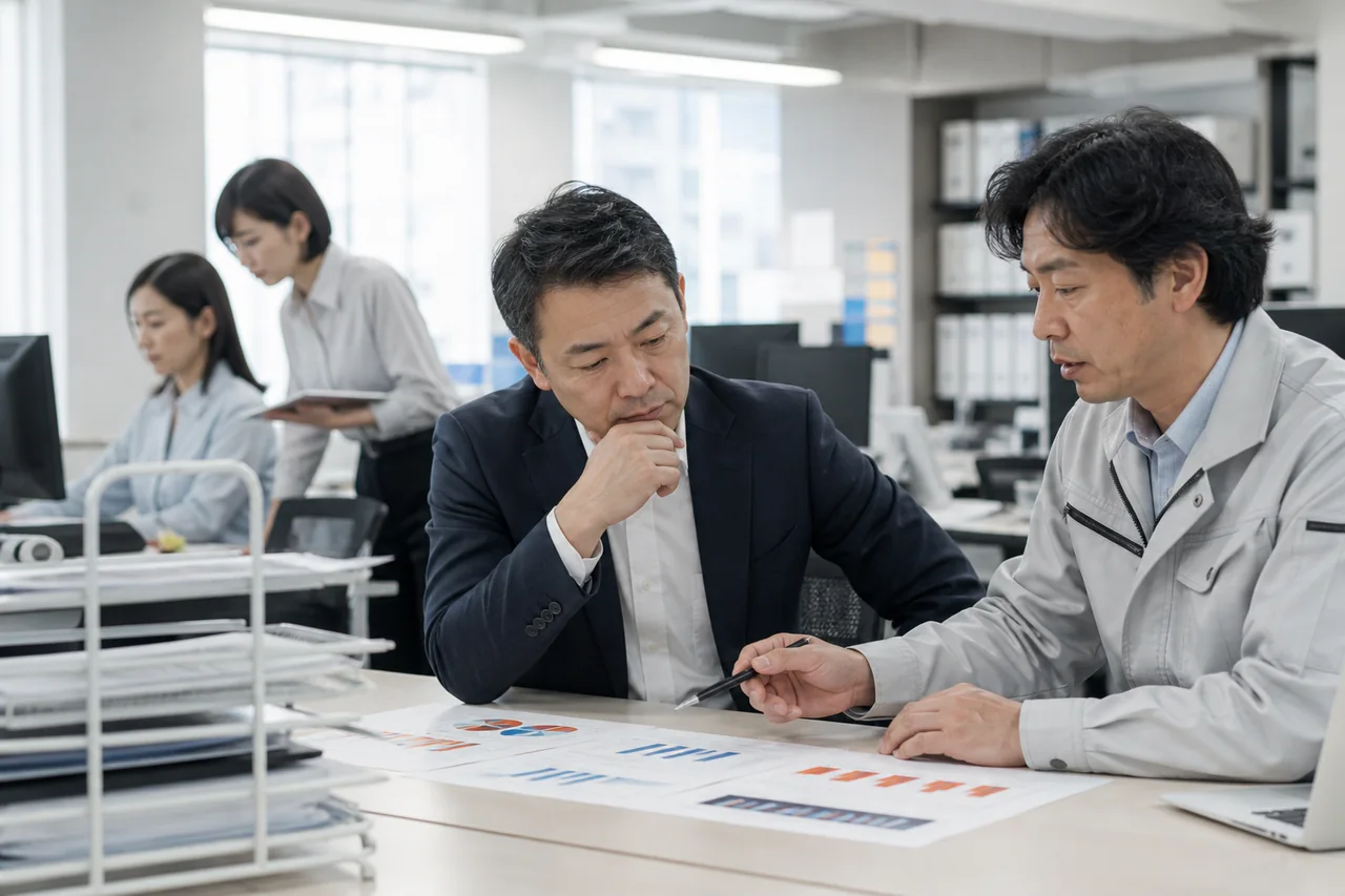 漏れ率と修正率を週次で確認するを実務で進める様子