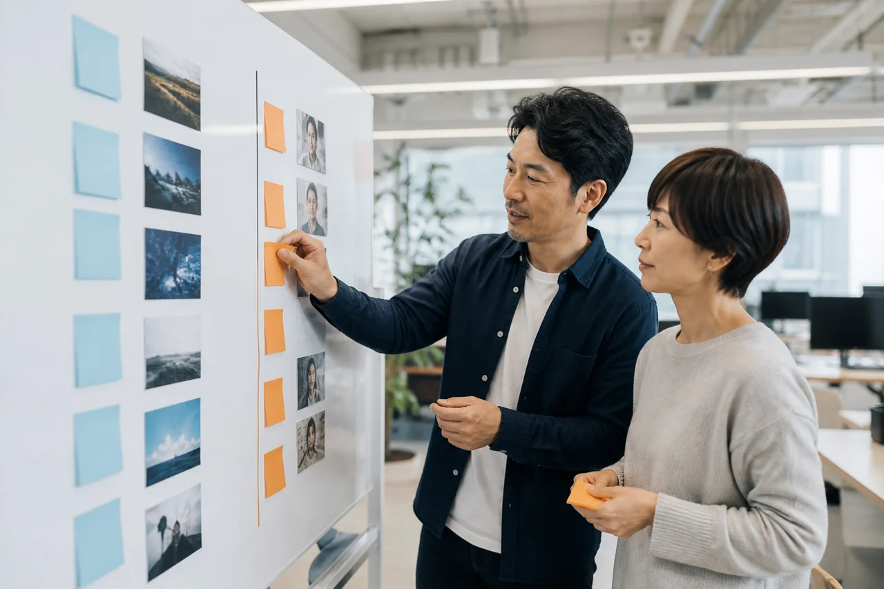 UGC風動画広告でAIに任せる範囲を決めるを実務で進める様子