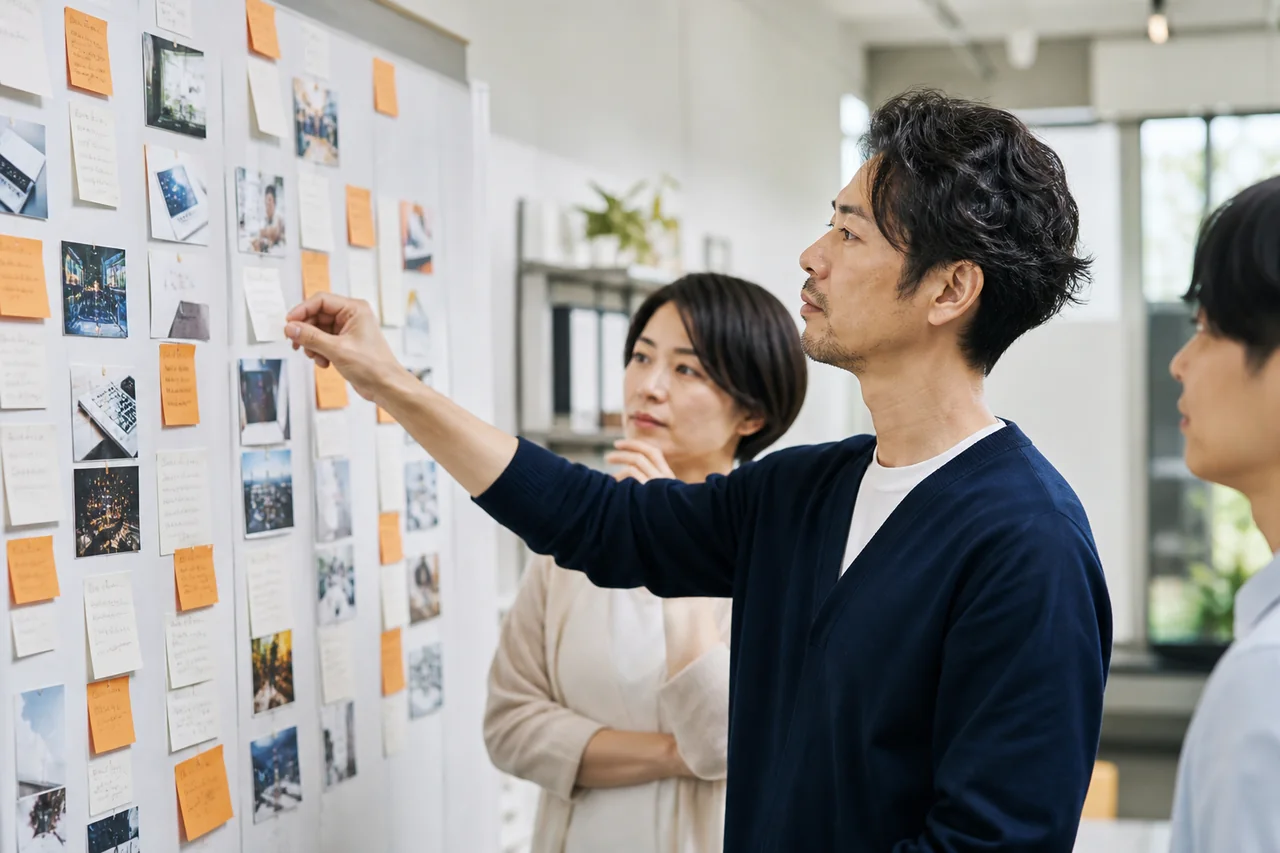 一動画で答える問いを一つに絞るを実務で進める様子