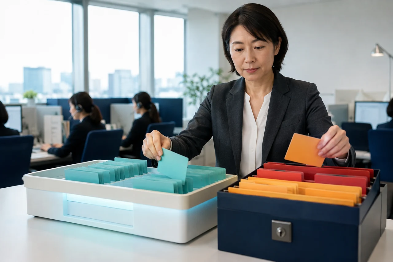 低リスクの定型問い合わせと人が扱う高リスク案件を分ける運用責任者