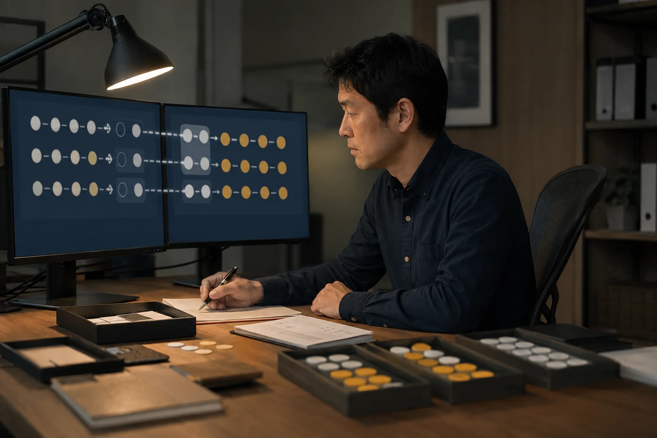 二つのAI支援工程と人の承認で十件を小さく試す事業者