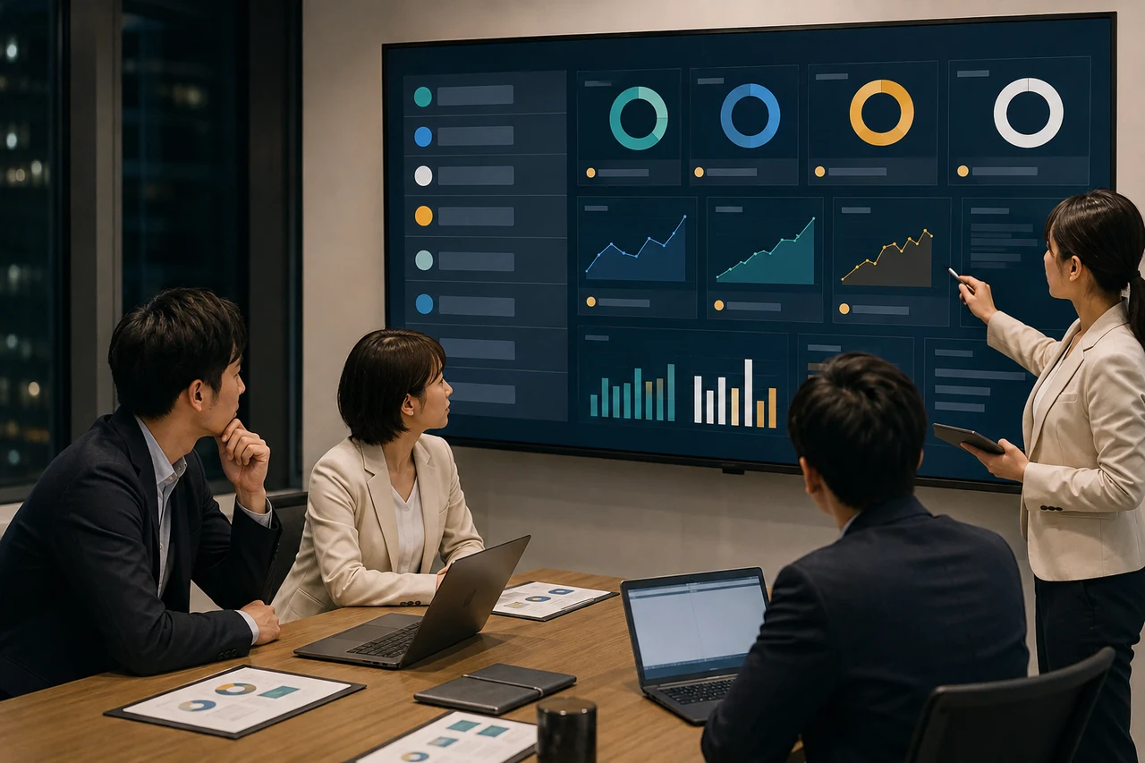 AI回答から問い合わせまで複数の指標を月次観測するマーケティングチーム