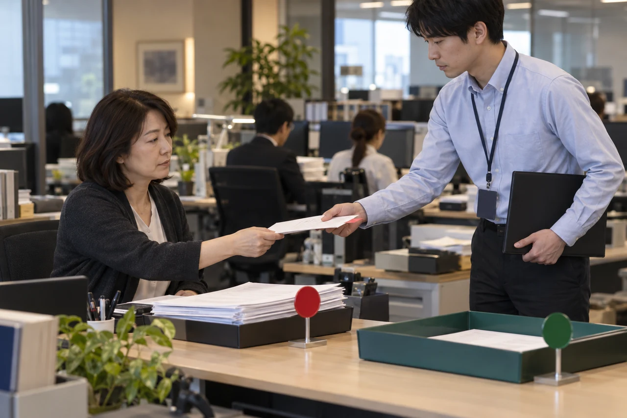 自動検出できない添付を安全に停止して人の確認へ戻す例外対応