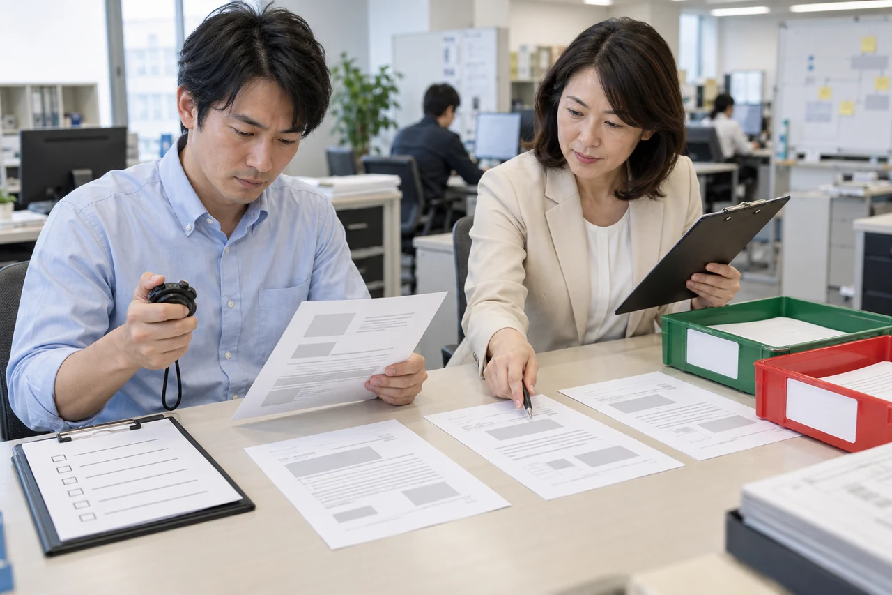 ダミー文書を使ってマスキング漏れと確認時間を小規模テストするチーム