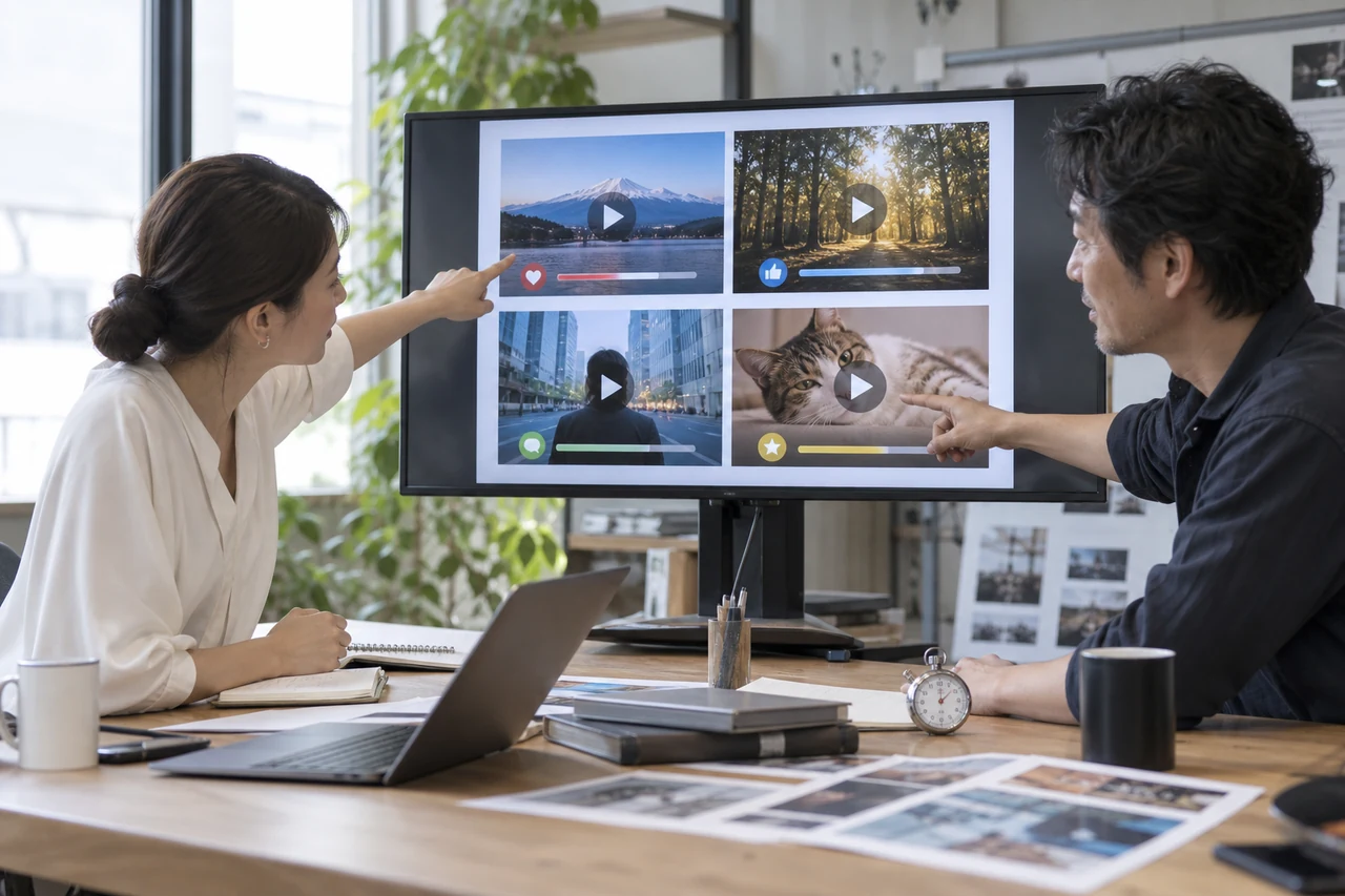 種類の異なる少数動画で解析精度と確認時間を測るチーム