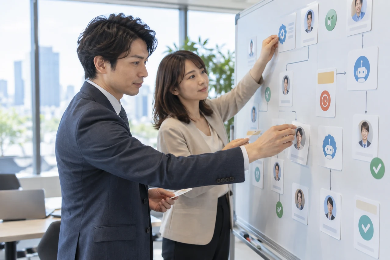 AIエージェント台帳へ責任者と接続先を整理するチーム