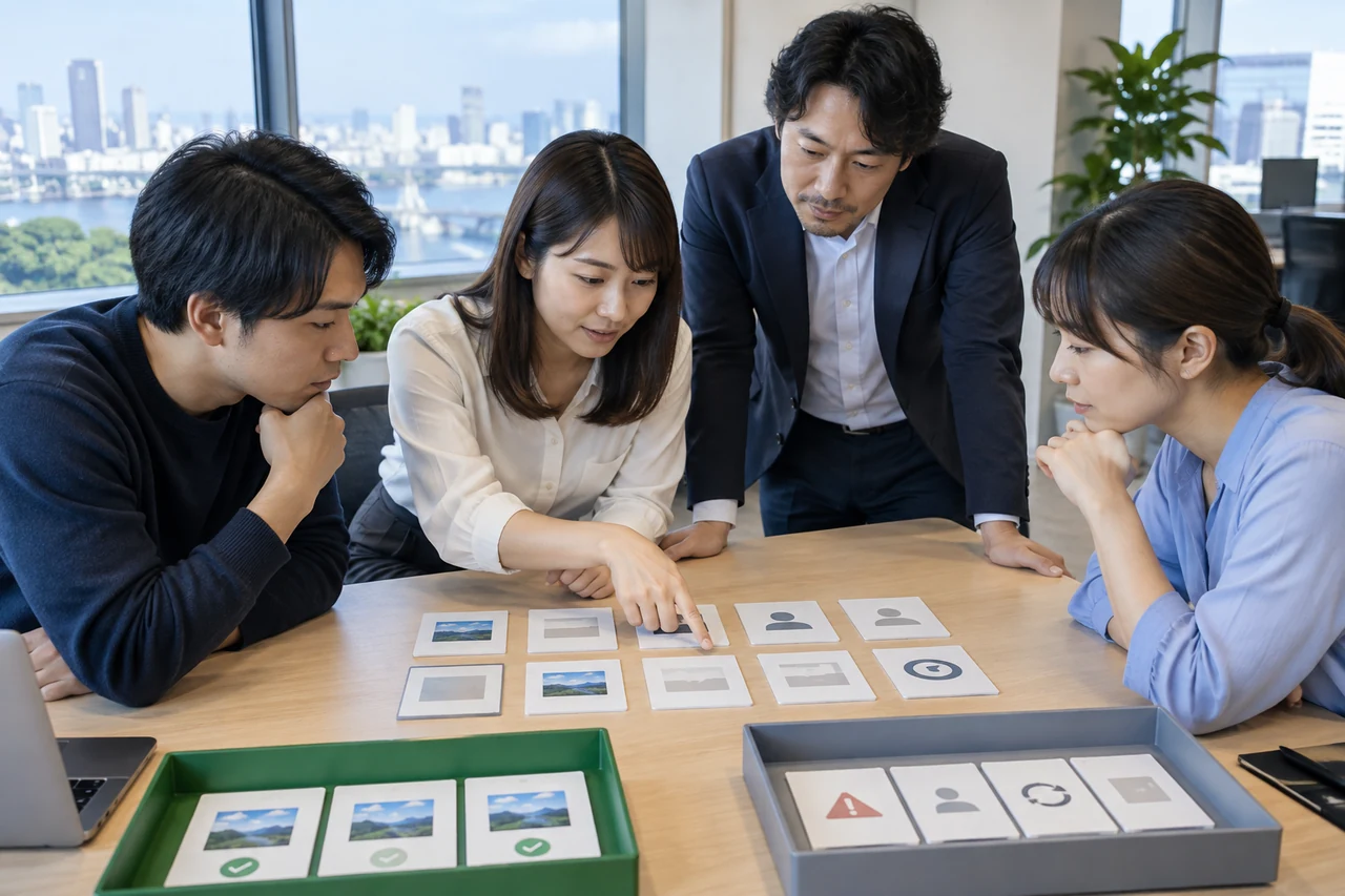 正常例と失敗例を含む10回の試験を行う担当者