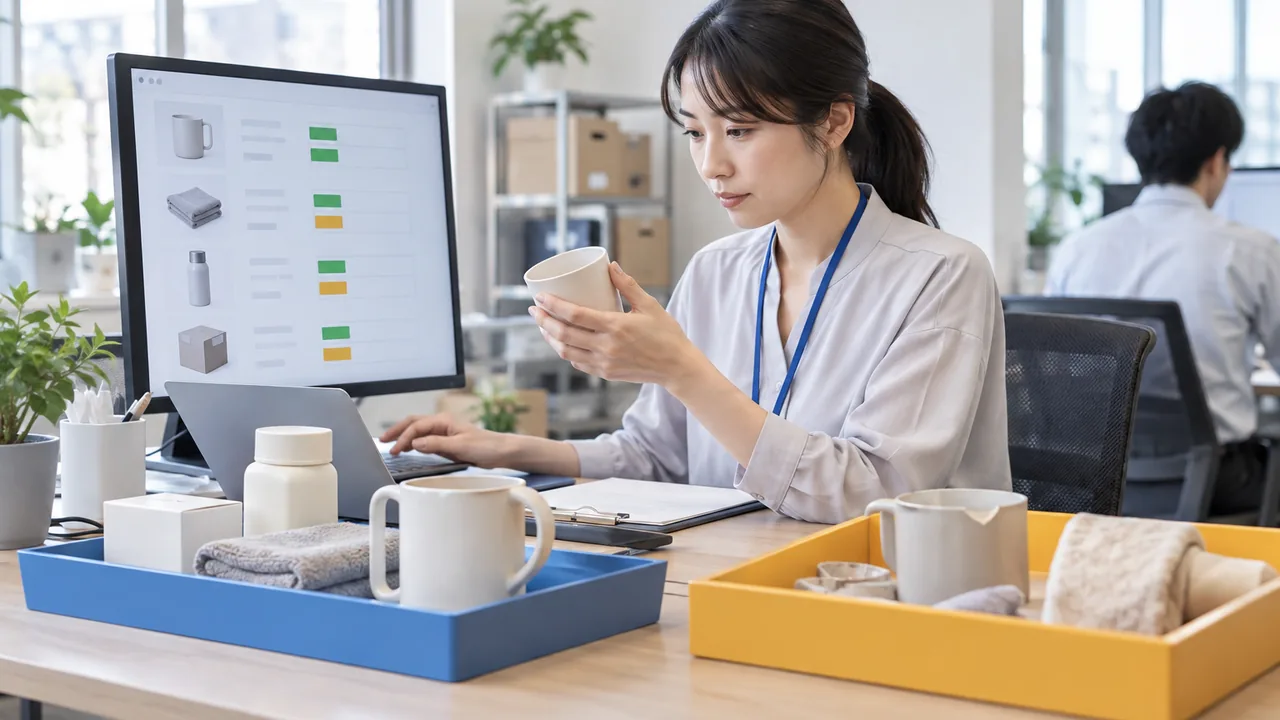 AIが補完した商品属性と例外商品を人が公開前に確認する工程