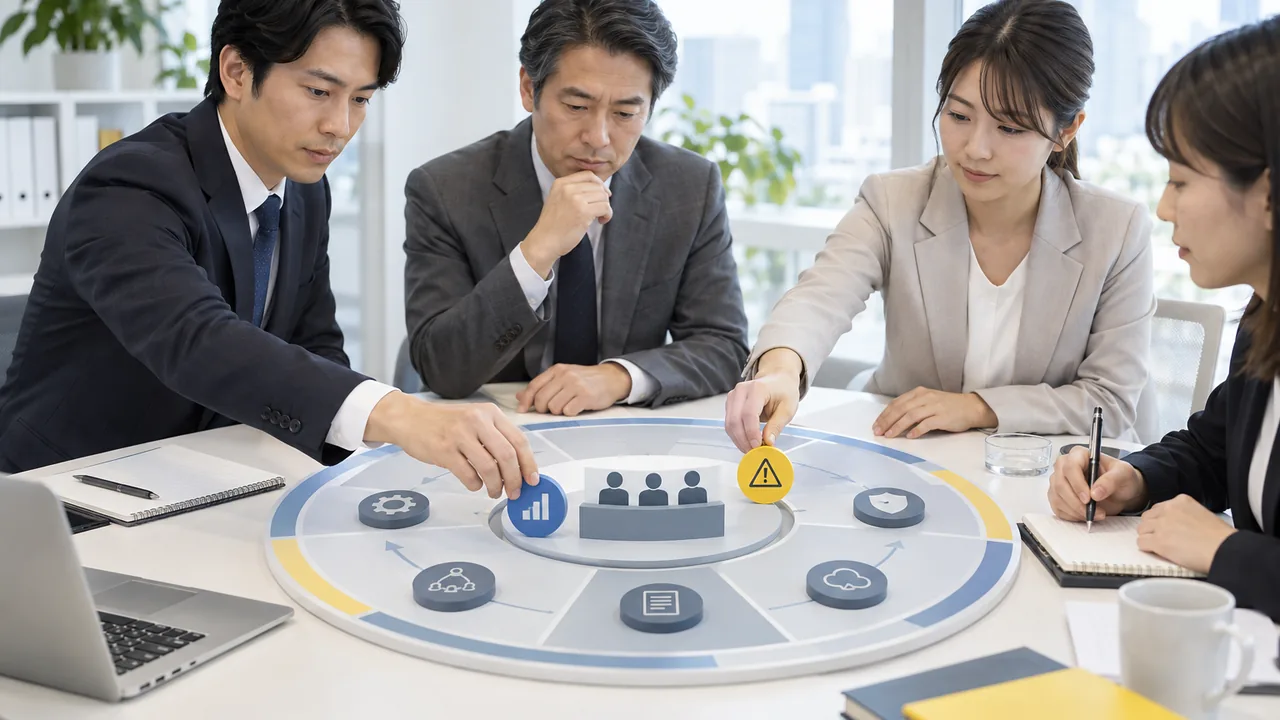 AIの変更と小さな事故をリスク台帳へ戻して見直す定例会