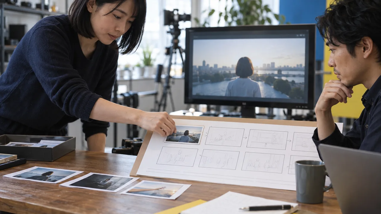 検証で得た勝ち要素を次回の絵コンテへ反映する制作工程
