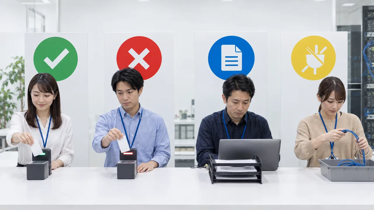 許可・拒否・監査記録・接続解除を一つの手順で確認するチーム