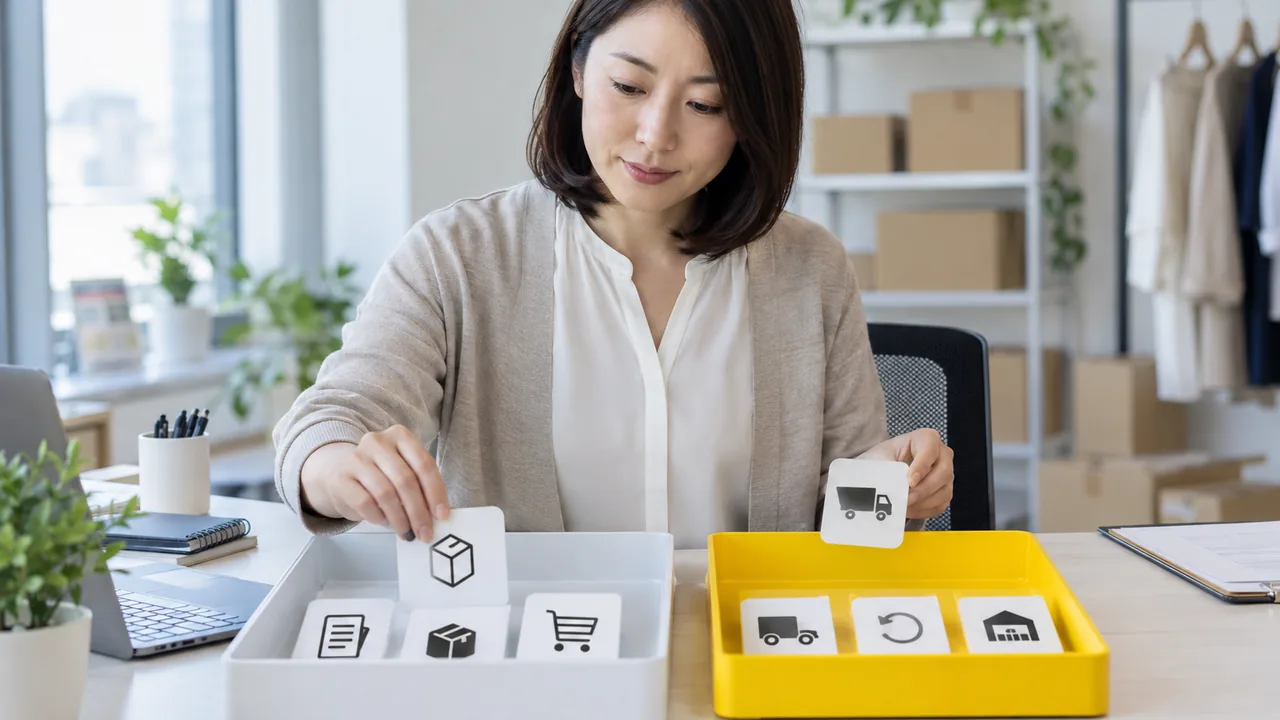 商品仕様・配送・返品の正本と回答範囲を整理する担当者
