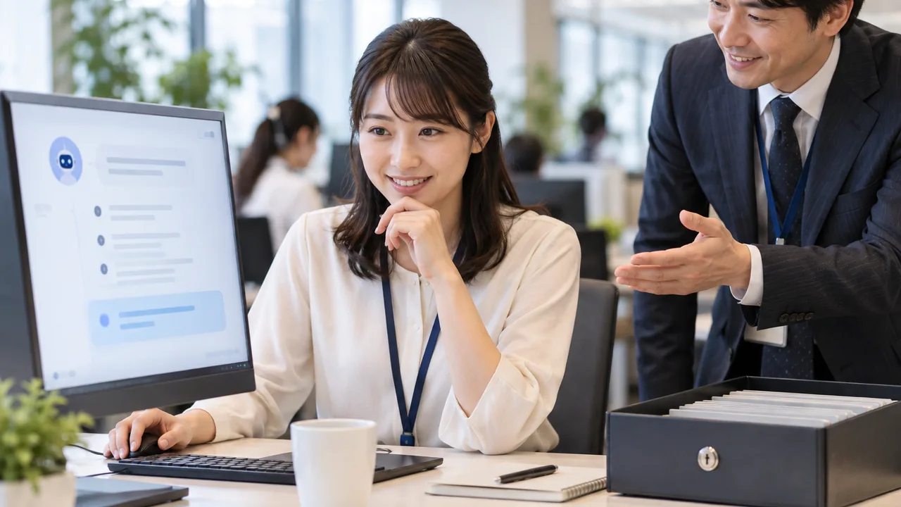 会話型AIから担当者へ相談要点だけを安全に引き継ぐ流れ