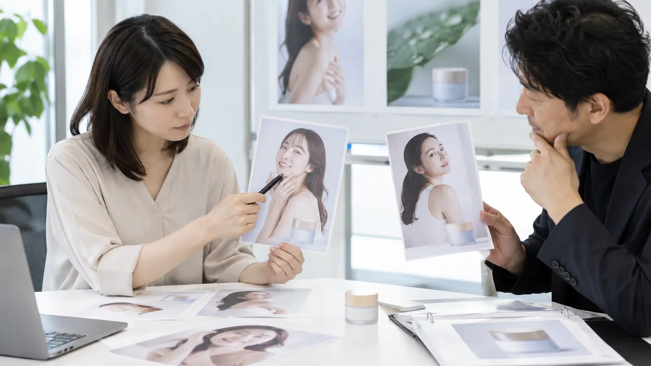 AIで作った縦型広告案を商品一致・価格・権利・人物品質で検品するチーム