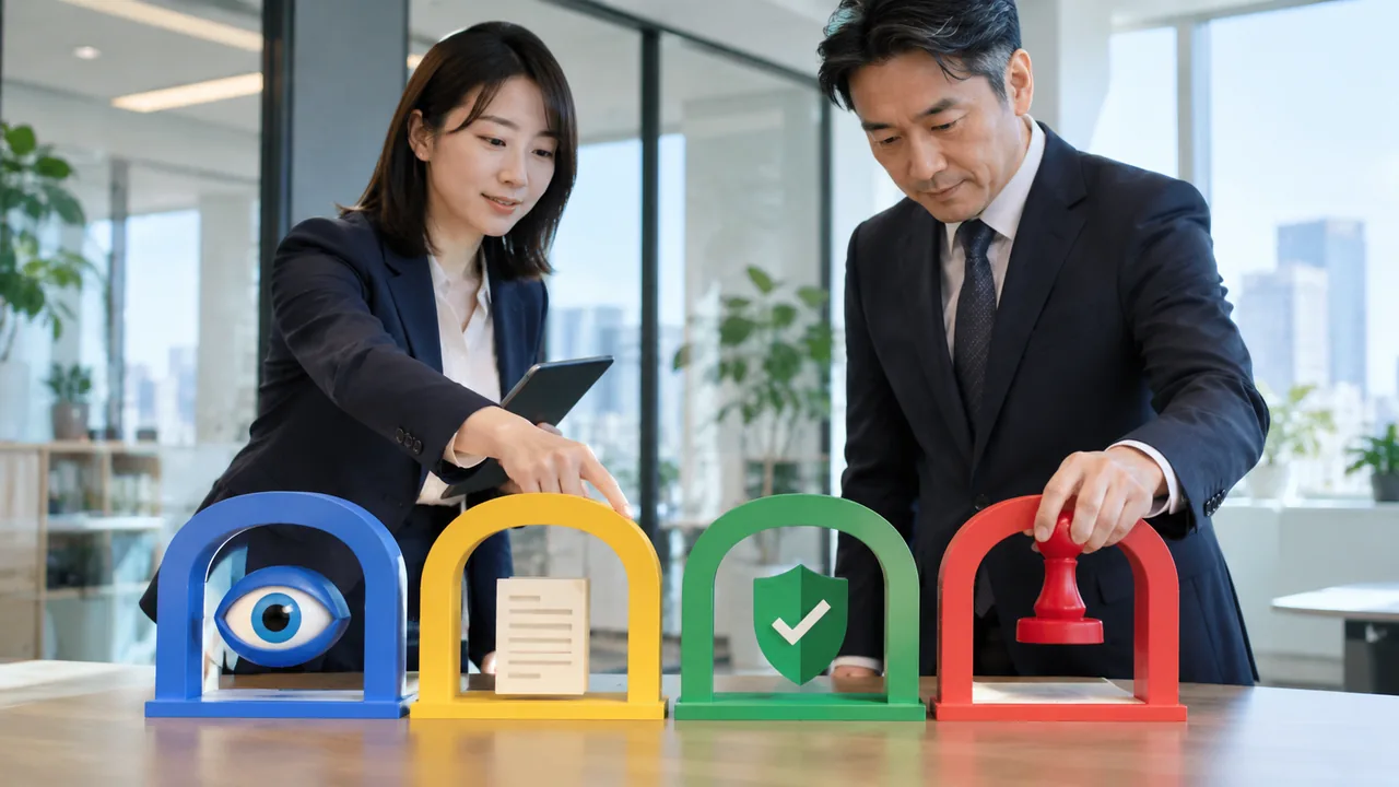 閲覧・候補作成・承認・確定を分けた権限ゲートを確認する担当者