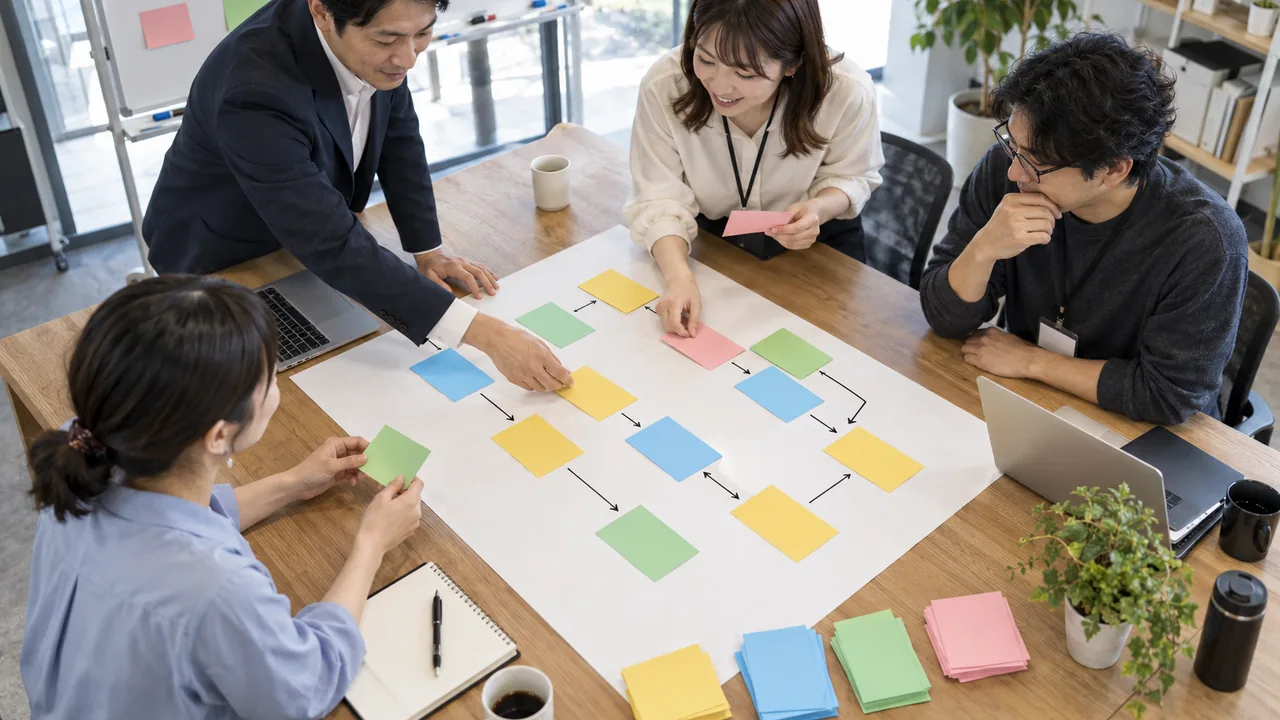 営業・人事・業務・ITがAI利用の業務とデータと接続先を棚卸しするワークショップ