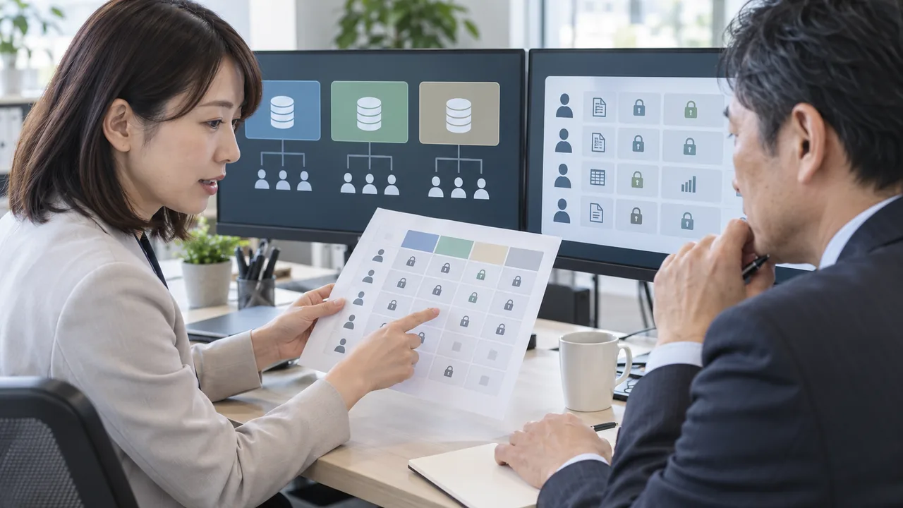 AI営業支援が参照するCRM環境と権限範囲を確認する管理者
