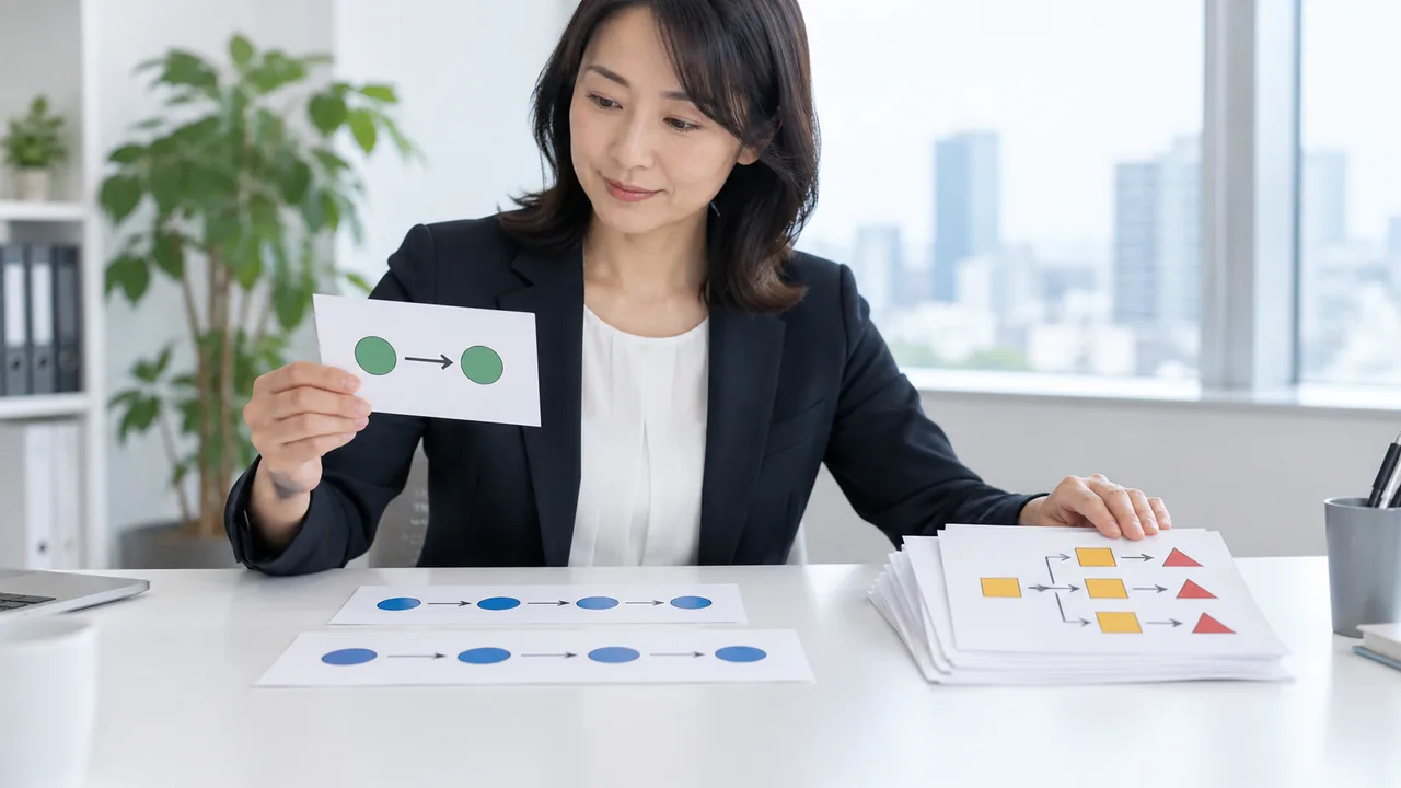 社内アプリ化する一つの申請業務を選ぶ日本の業務責任者