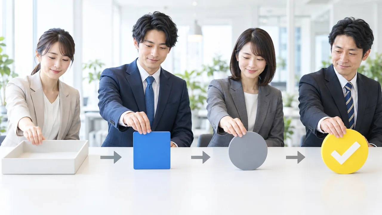 契約受付からAI要点抽出・人の確認・専門家承認までをつなぐ流れ