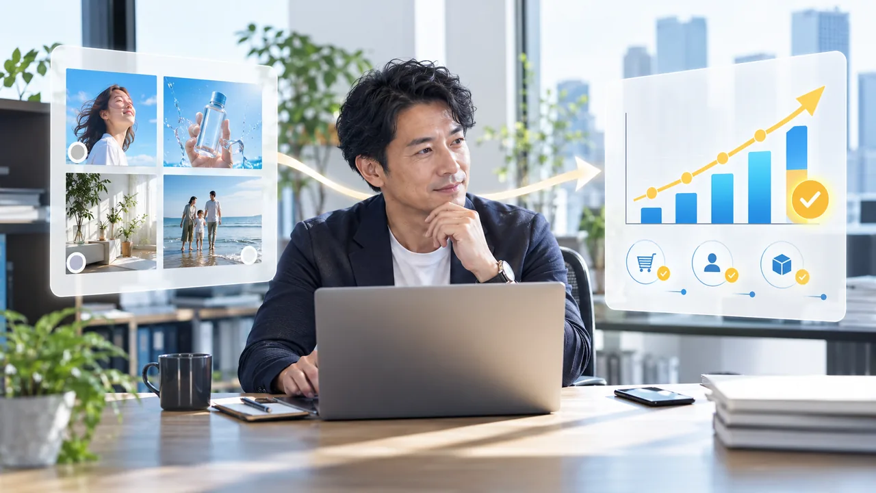 広告クリエイティブと実売上を照合して次の判断をする日本の運用責任者