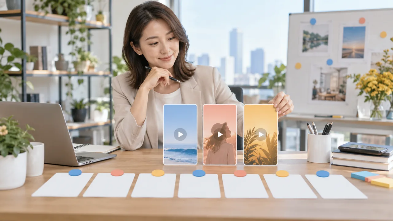 7日間のReels試験で三つの動画案と反応を比較する日本の運用担当者