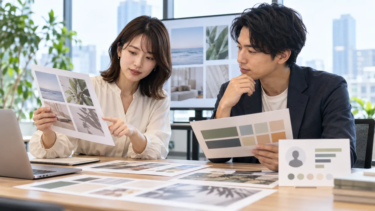 ブリーフと承認済みデータを制作前にそろえるマーケティングチーム